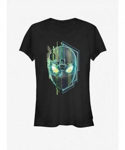 Marvel Stealth Spider-Man T-Shirt for Girls - Black