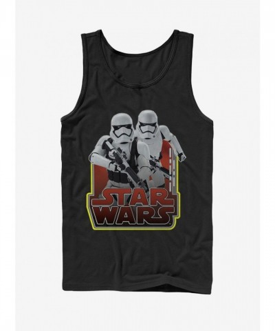 Star Wars Men's Unisex Black These Troops Tank Top