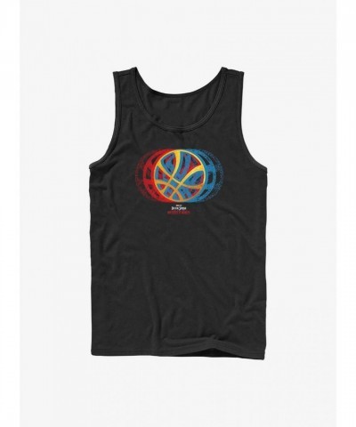 Marvel Multiverse Madness Doctor Strange Gradient Tank Top - Men's Black