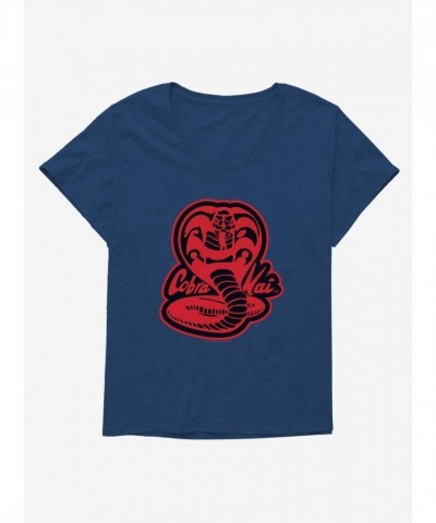 Cobra Kai Snake Logo Plus Size Tee for Girls
