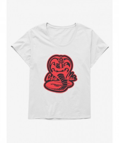 Cobra Kai Snake Logo Plus Size Tee for Girls