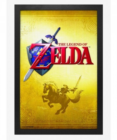 The Legend Of Zelda Golden Framed Poster