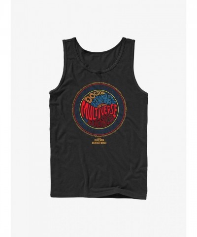 Marvel Multiverse Runes Logo Men's Cotton Tank Top - Black