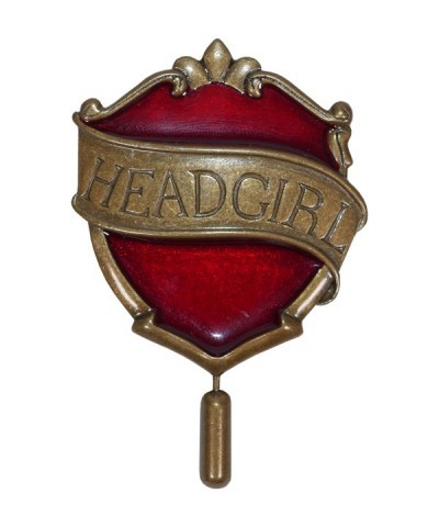 Gryffindor Head Girl Badge Pin - Traditional House Colors