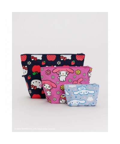 Hello Kitty and Friends Baggu Expandable Pouch Set for Women