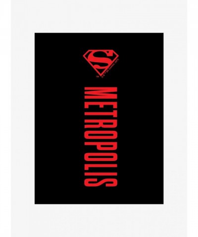 Superman Metropolis Logo Joggers - Black Cotton Sweatpants for Men