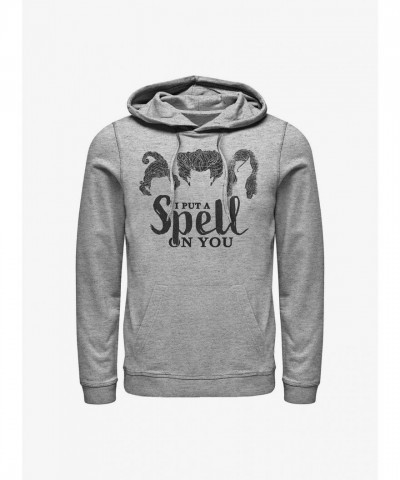 Disney Hocus Pocus Spell Casting Grey Hoodie for Men