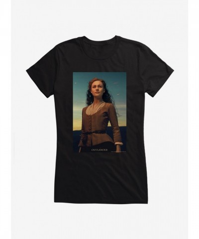 Outlander Stars Brianna Lightweight Cotton Girls T-Shirt