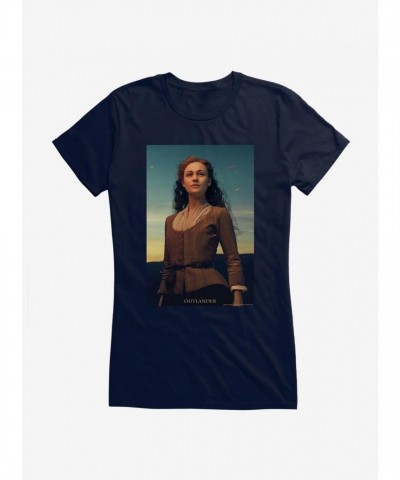 Outlander Stars Brianna Lightweight Cotton Girls T-Shirt