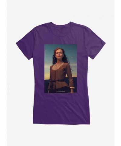 Outlander Stars Brianna Lightweight Cotton Girls T-Shirt