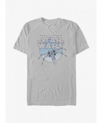 Star Wars Unisex Silver Rebel Leader X-Wing Tee