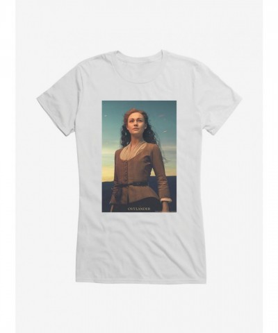 Outlander Stars Brianna Lightweight Cotton Girls T-Shirt