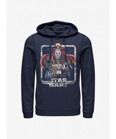 Star Wars Classic Comic Art Hoodie - Men's Unisex Blue