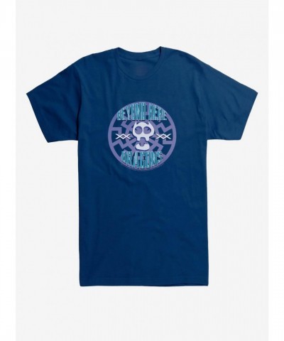 How To Train Your Dragon Unisex Beyond Here Dragons T-Shirt - Blue