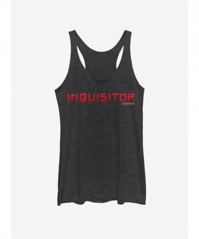 Star Wars Inquisitor Wars Jedi Tank Top for Girls - Junior Sizes in Black