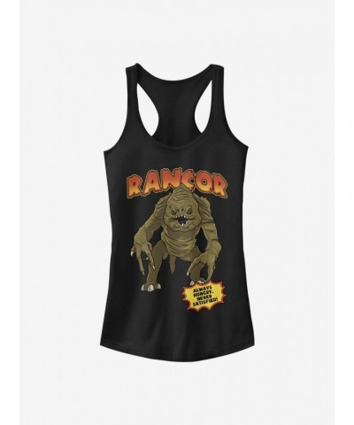 Star Wars Rancor Inspired Girls Black Tank Top