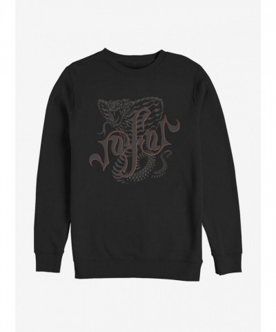 Disney Aladdin Men's Neon Jafar Hoodie - Black