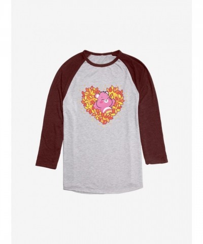 Care Bears Fall Love Raglan - Men's Red