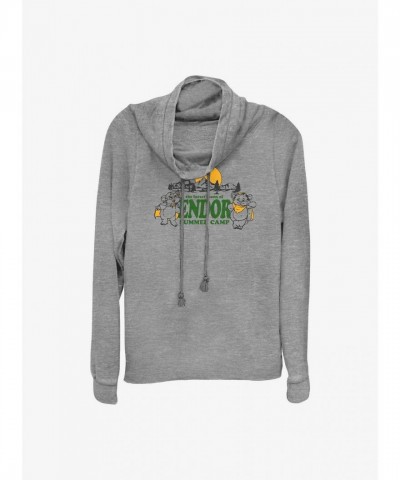 Star Wars Endor Junior Grey Cowl Neck Sweatshirt