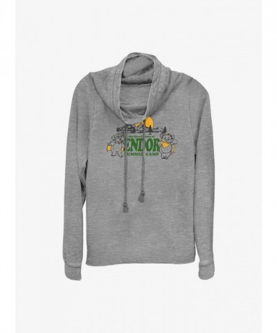 Star Wars Endor Junior Grey Cowl Neck Sweatshirt