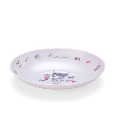 Kuromi Oval Melamine Plate for Girls