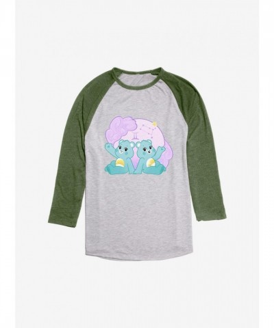 Care Bears Gemini Bear Lightweight Raglan - Men's Green