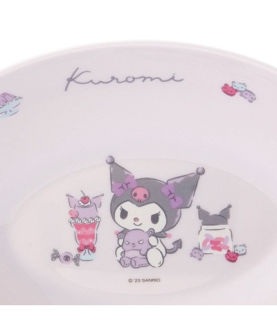 Kuromi Oval Melamine Plate for Girls