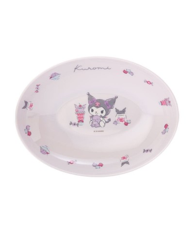 Kuromi Oval Melamine Plate for Girls