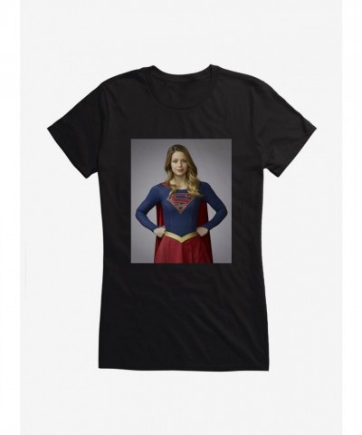 DC Comics Supergirl Front Pose Lightweight Cotton Tee for Girls