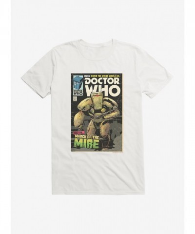 Doctor Who Mire Creature Graphic Tee - Men's White