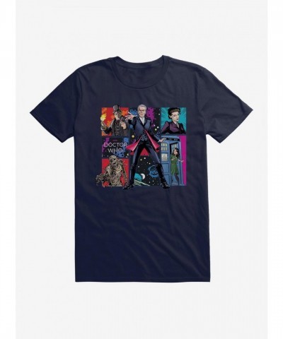 Twelfth Doctor T-Shirt - Heroes and Villains Edition - Blue - Men's