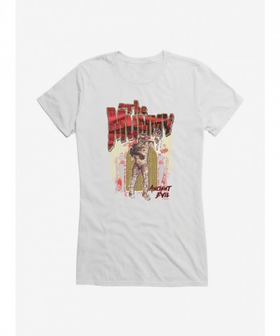 Universal Monsters The Mummy Tomb Wraps Junior Girls Cotton T-Shirt