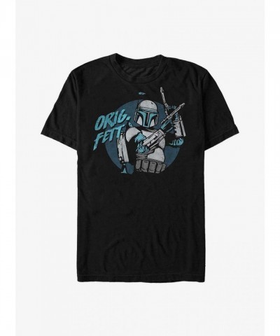 Star Wars Classic Boba Fett Tee - Men's Black