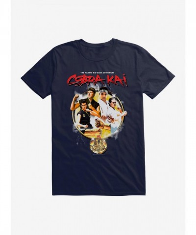 Cobra Kai Saga T-Shirt for Men, Lightweight Cotton