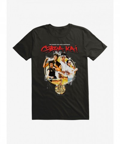 Cobra Kai Saga T-Shirt for Men, Lightweight Cotton