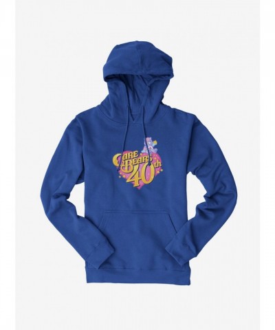 Care Bears Blue Anniversary Logo Men's Hoodie