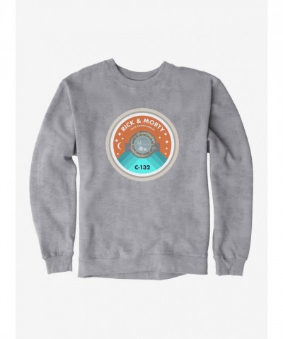 Rick And Morty Cosmic Voyage Men's Heavyweight Fleece Sweater