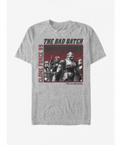 Star Wars Clone Wars Bad Batch Unisex T-Shirt - Grey
