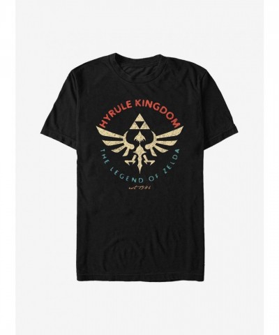 Nintendo Zelda Adventure Fly High T-Shirt - Black Men's