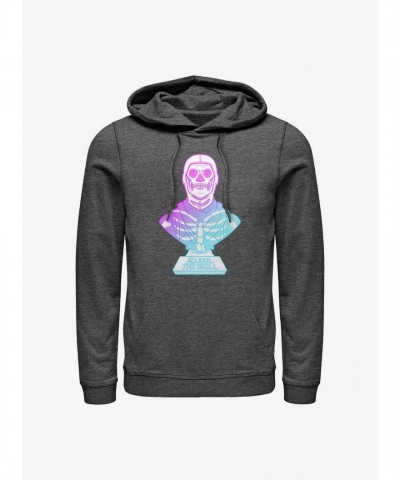 Fortnite Hail Skull Unisex Hoodie - Grey