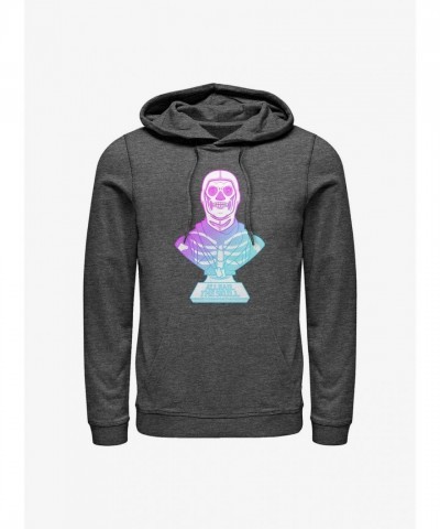 Fortnite Hail Skull Unisex Hoodie - Grey