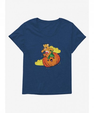 Care Bears Pumpkin Ride Plus Size Tee for Girls