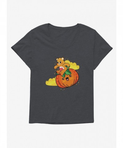 Care Bears Pumpkin Ride Plus Size Tee for Girls