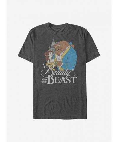 Disney Classic Grey Beauty And The Beast T-Shirt for Men