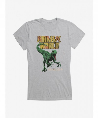 Jurassic Park Girls T-Shirt - Lightweight Cotton "Life Finds A Way" Tee