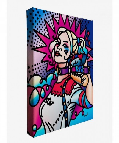 DC Comics Harley Quinn 11" x 14" Premium Gallery Wrapped Canvas by Lisa Lopuck