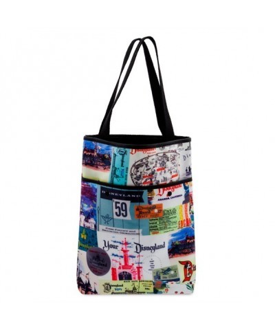 Disneyland 100th Anniversary Tote Bag - Vintage Print Media Collage