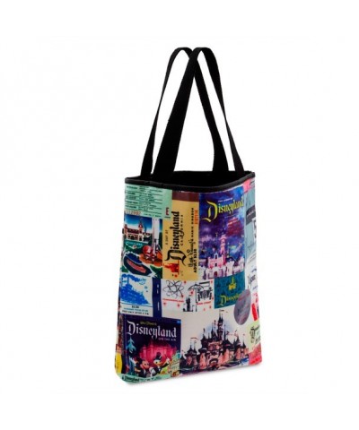 Disneyland 100th Anniversary Tote Bag - Vintage Print Media Collage