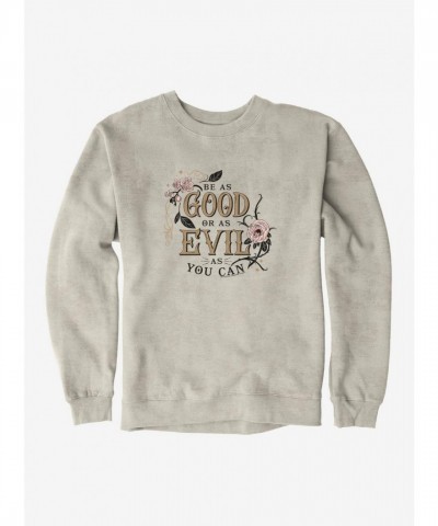 The School For Good And Evil Unisex Sweatshirt - Be As Good or Evil - White