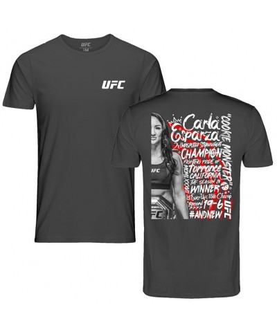 Men's Official UFC Esparza "Cookie Monster" Stats T-Shirt - Black